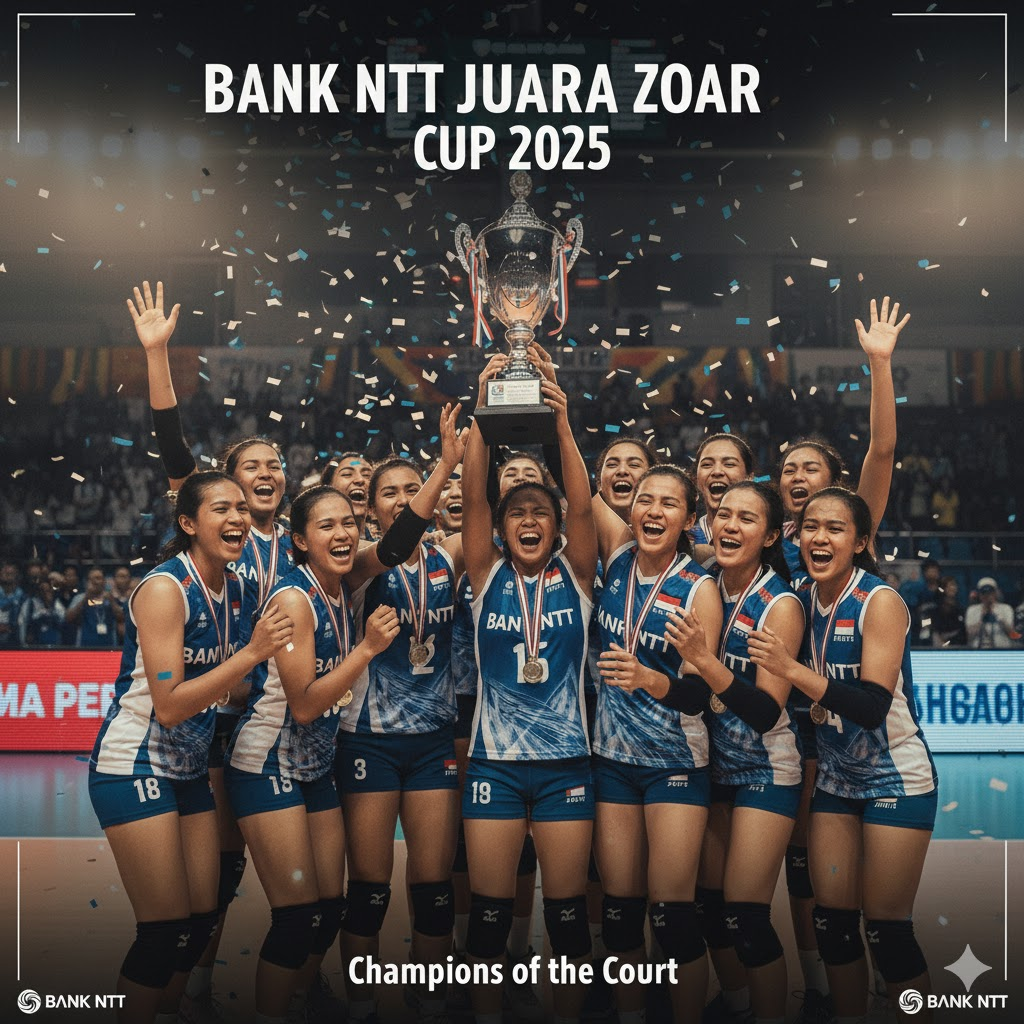 Bank NTT juara volly